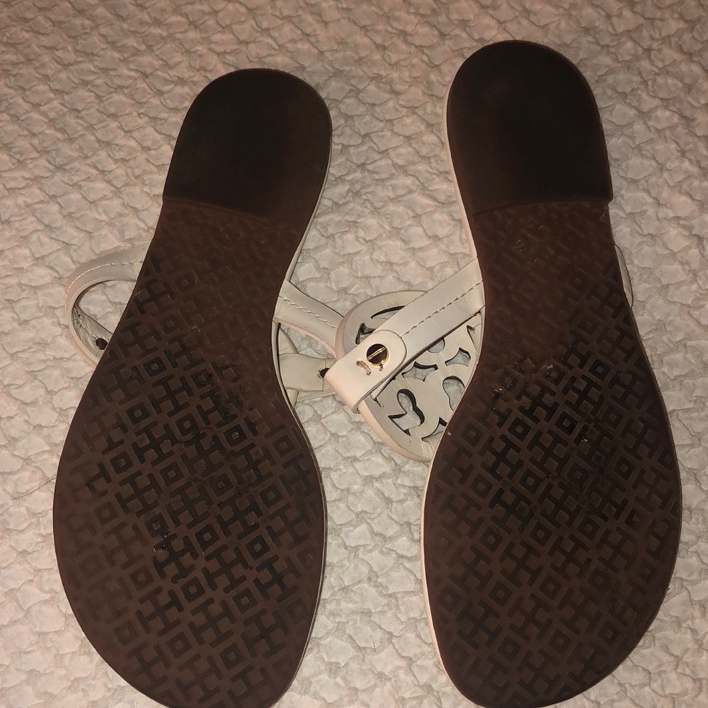White Tory Burch Miller sandals - Picture 5 of 6
